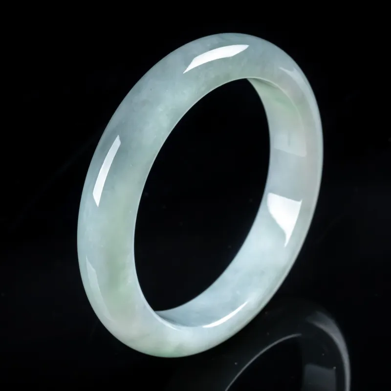PUPAN Ice Glutinous Jadeite Bangles Women's-2