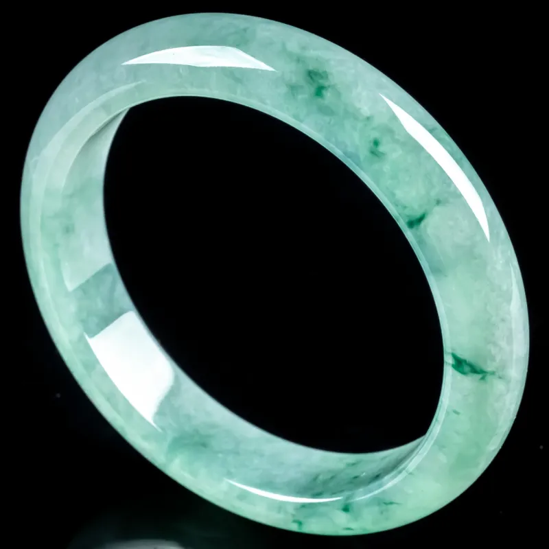 PUPAN Glutinous Jade Jadeite Bangles Women's-4