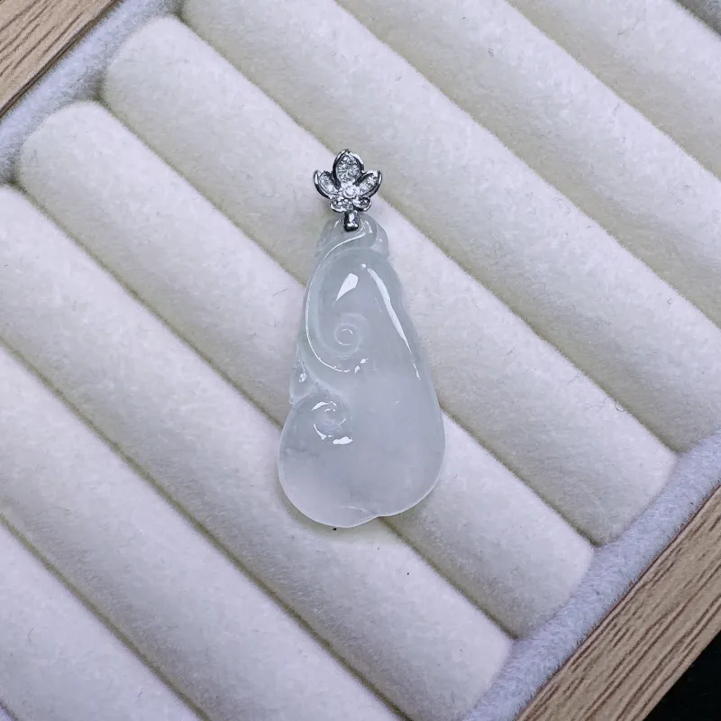 PUPAN High Ice Jade Jadeite Pendants Women's-3