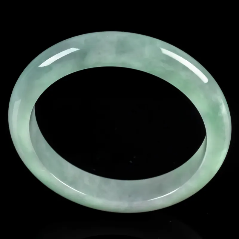 PUPAN Ice Glutinous Jadeite Bangles Women's-3