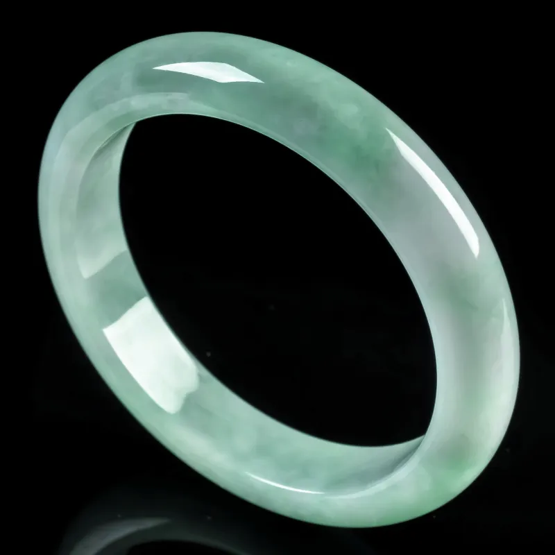 PUPAN Glutinous Jade Jadeite Bangles Women's-3