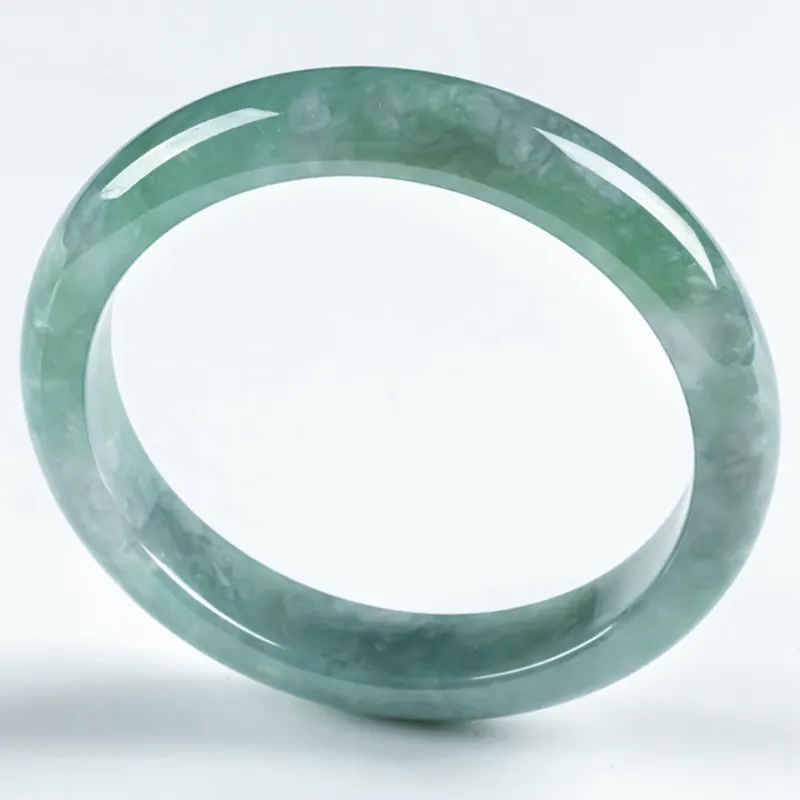PUPAN Glutinous Jade Jadeite Bangles Women's-3