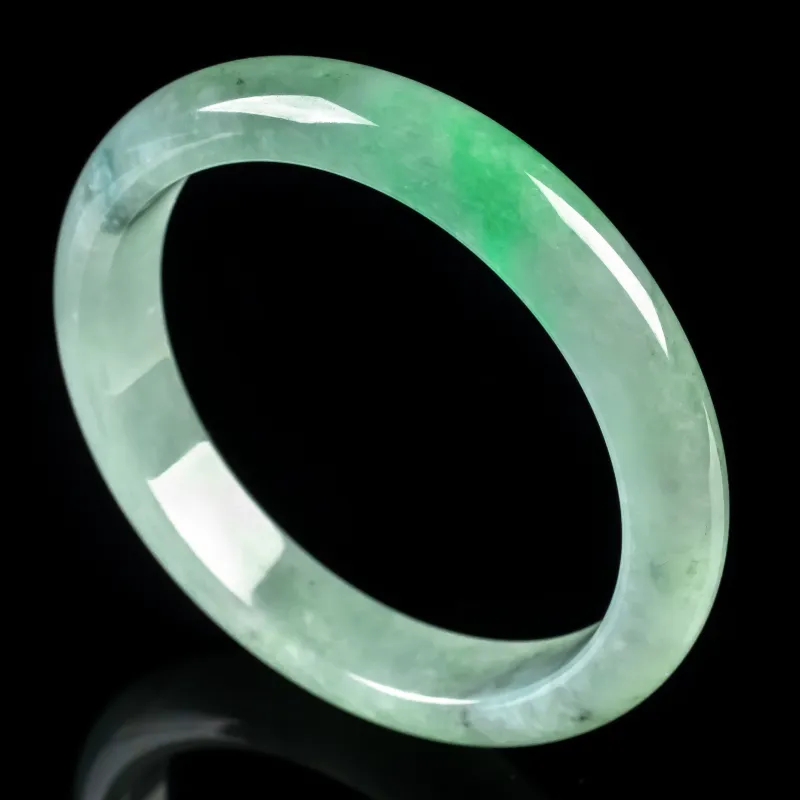 PUPAN Ice Glutinous Jadeite Bangles Women's-1