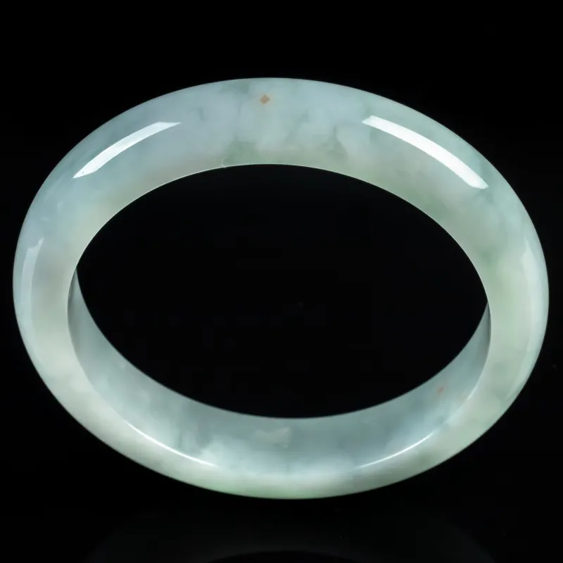 PUPAN Ice Glutinous Jadeite Bangles Women's-3