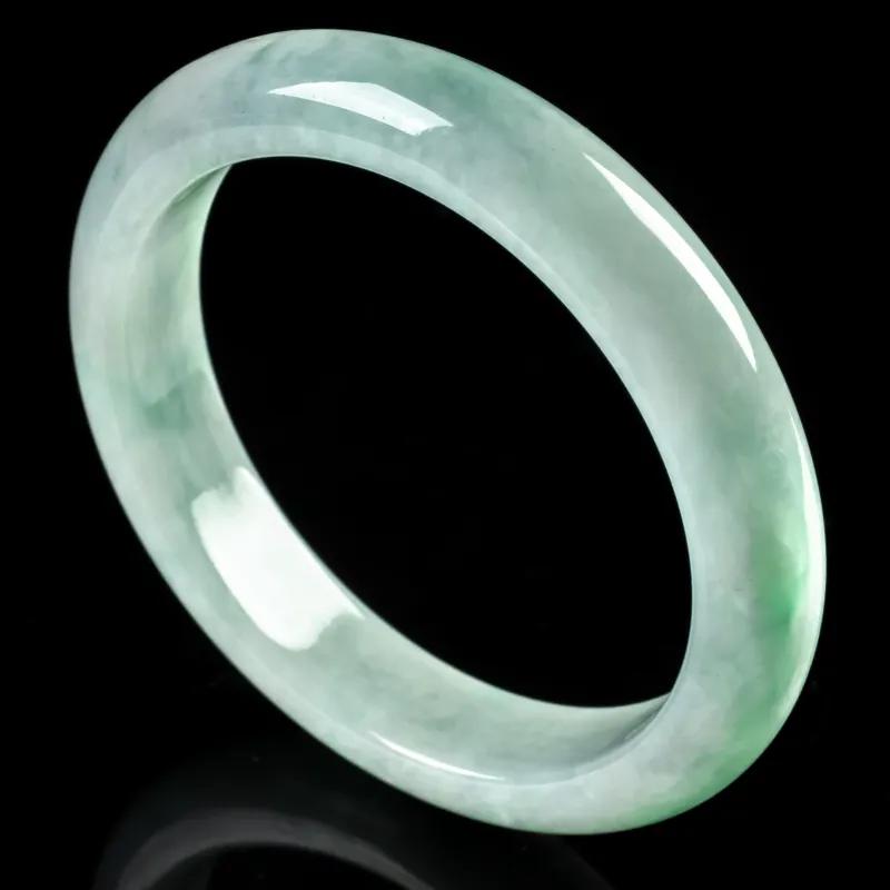 PUPAN Ice Glutinous Jadeite Bangles Women's-1