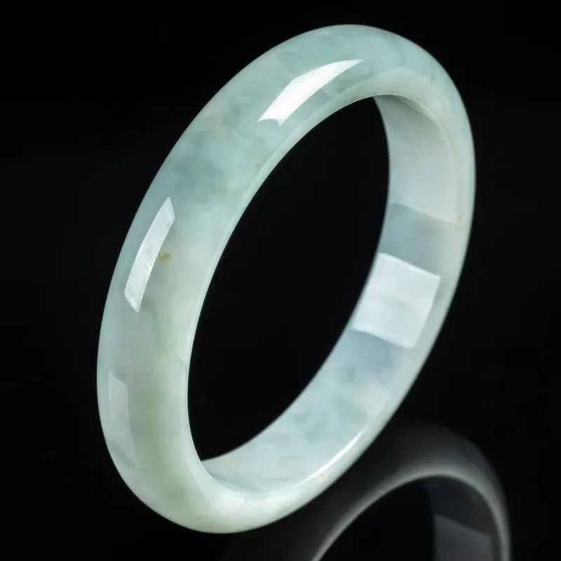 PUPAN Ice Glutinous Jadeite Bangles Women's-1