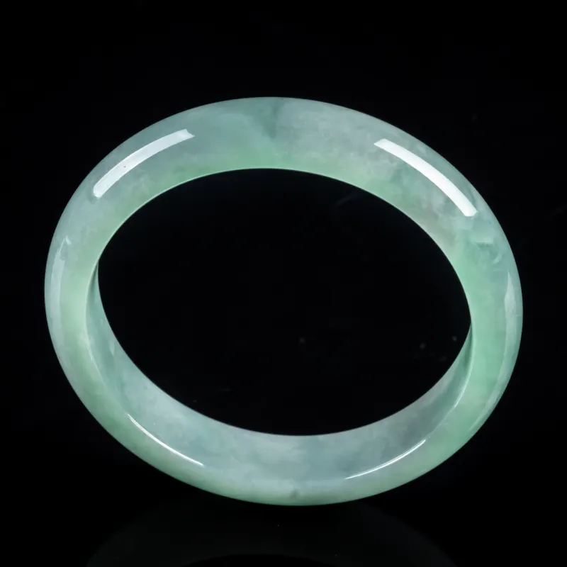 PUPAN Ice Glutinous Jadeite Bangles Unisex-3