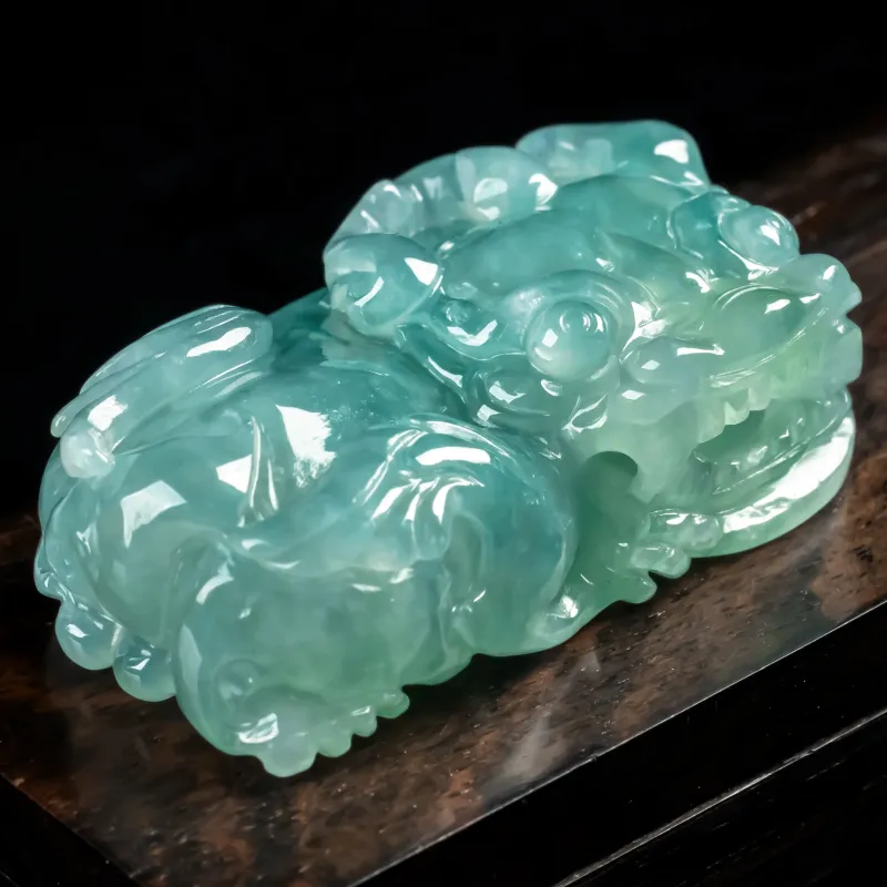 PUPAN Ice Glutinous Jadeite Pendants Unisex-3