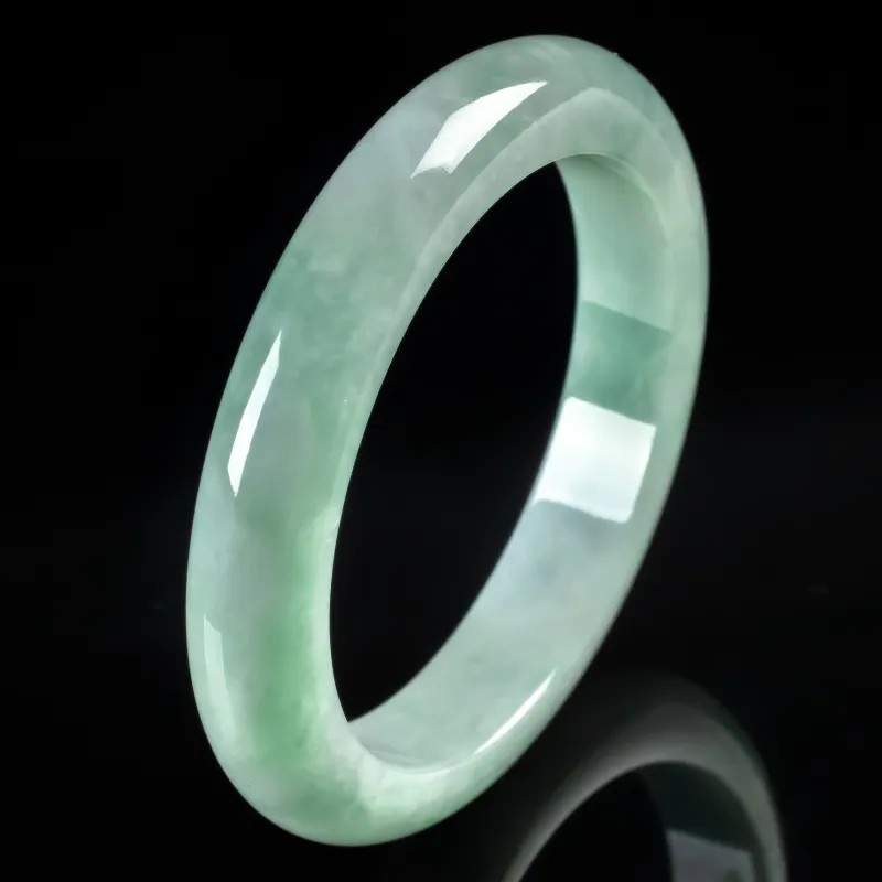 PUPAN Ice Glutinous Jadeite Bangles Unisex-1