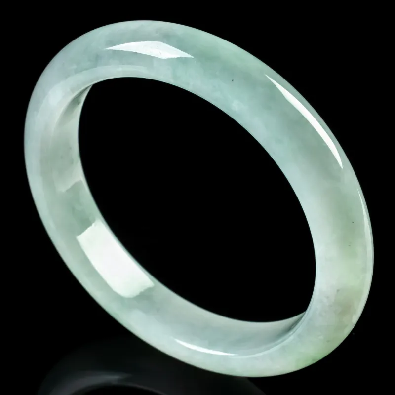 PUPAN Ice Glutinous Jadeite Bangles Women's-1