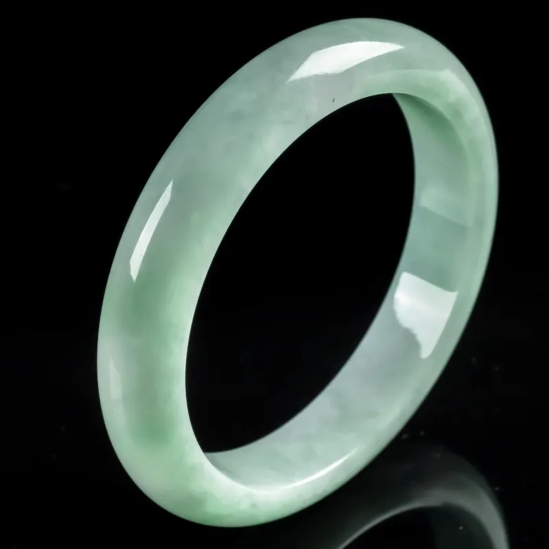 PUPAN Glutinous Jade Jadeite Bangles Women's-2