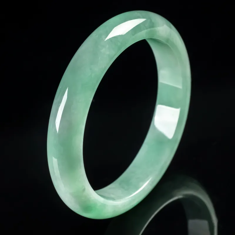 PUPAN Glutinous Jade Jadeite Bangles Unisex-4