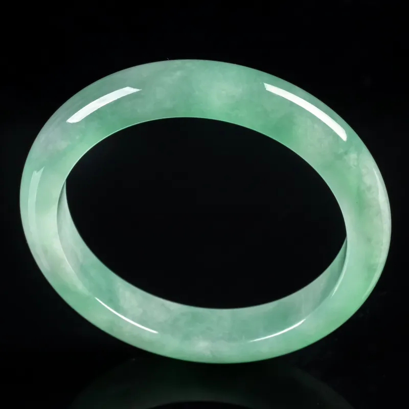 PUPAN Glutinous Jade Jadeite Bangles Unisex-2