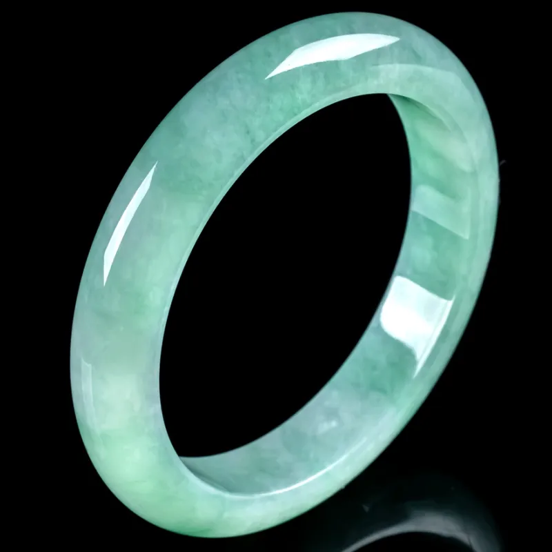 PUPAN Ice Glutinous Jadeite Bangles Women's-1