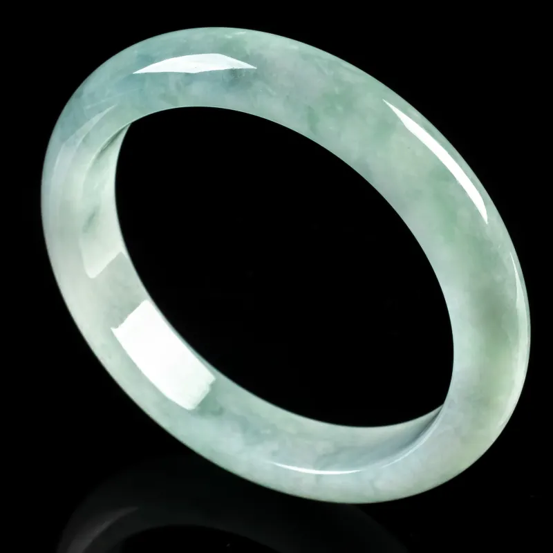 PUPAN Ice Glutinous Jadeite Bangles Women's-1