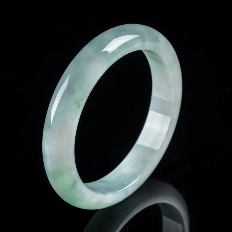 PUPAN Ice Glutinous Jadeite Bangles Unisex-2