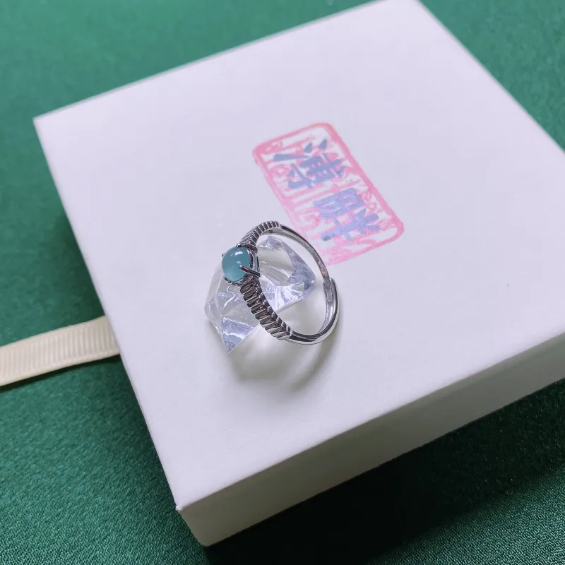 PUPAN Jadeite Rings Women's-2