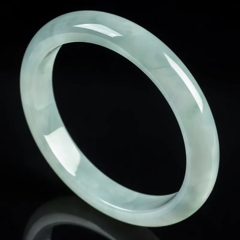 PUPAN Ice Glutinous Jadeite Bangles Women's-1