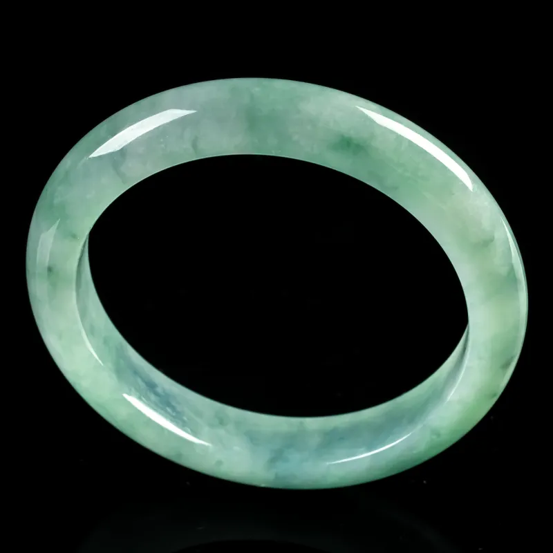 PUPAN Ice Glutinous Jadeite Bangles Women's-3