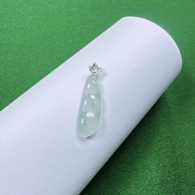 PUPAN Ice Glutinous Jadeite Pendants Women's-2