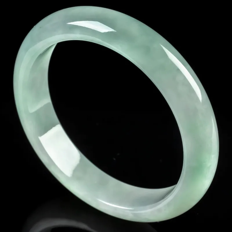 PUPAN Ice Glutinous Jadeite Bangles Women's-1