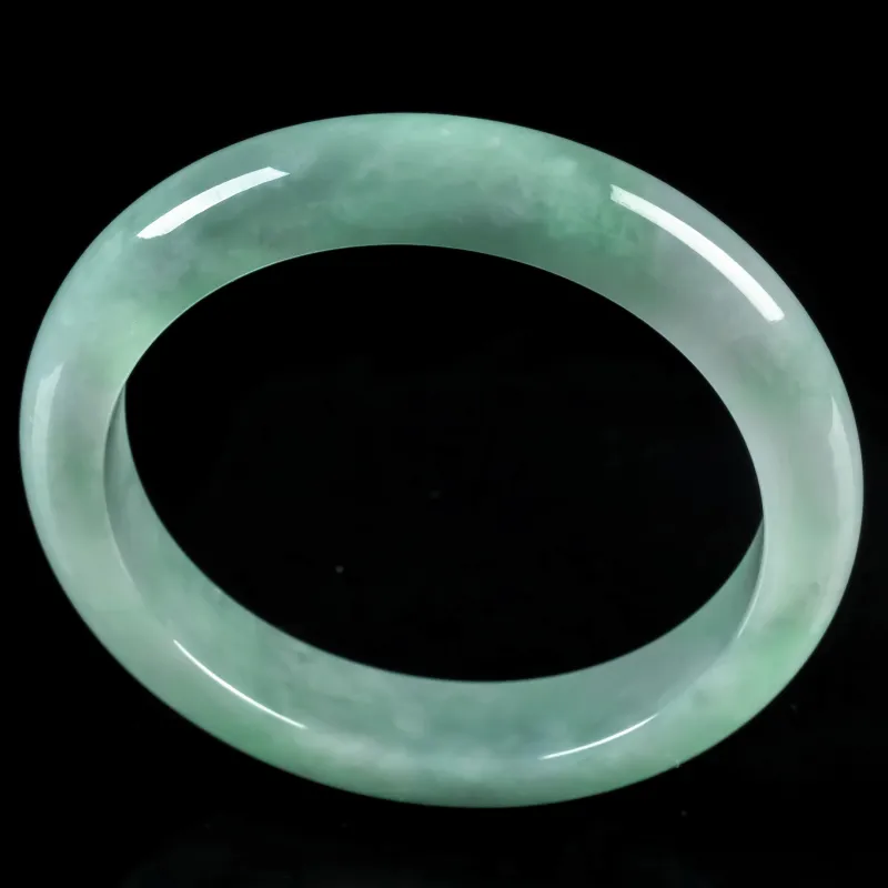 PUPAN Glutinous Jade Jadeite Bangles Women's-2