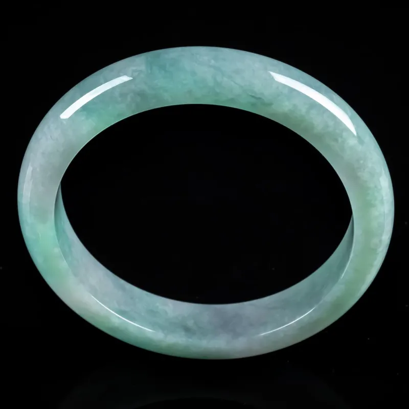 PUPAN Ice Glutinous Jadeite Bangles Women's-2