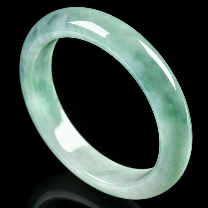 PUPAN Ice Glutinous Jadeite Bangles Women's-1