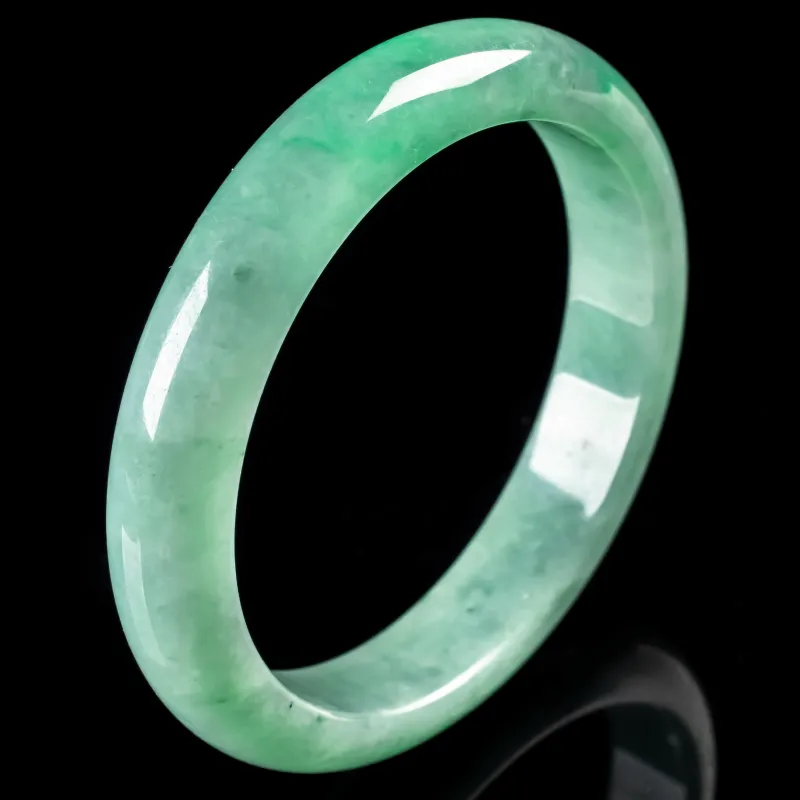 PUPAN Glutinous Jade Jadeite Bangles Unisex-2