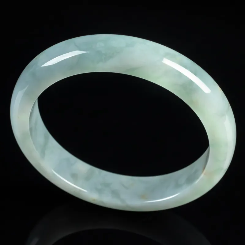 PUPAN Ice Glutinous Jadeite Bangles Women's-2