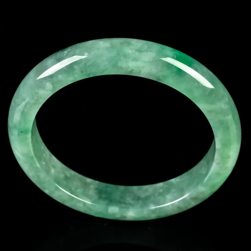 PUPAN Ice Glutinous Jadeite Bangles Women's-3