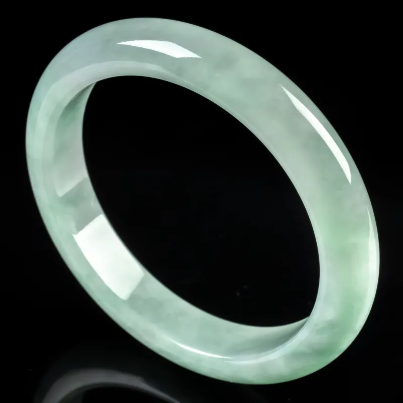 PUPAN Ice Glutinous Jadeite Bangles Women's-2