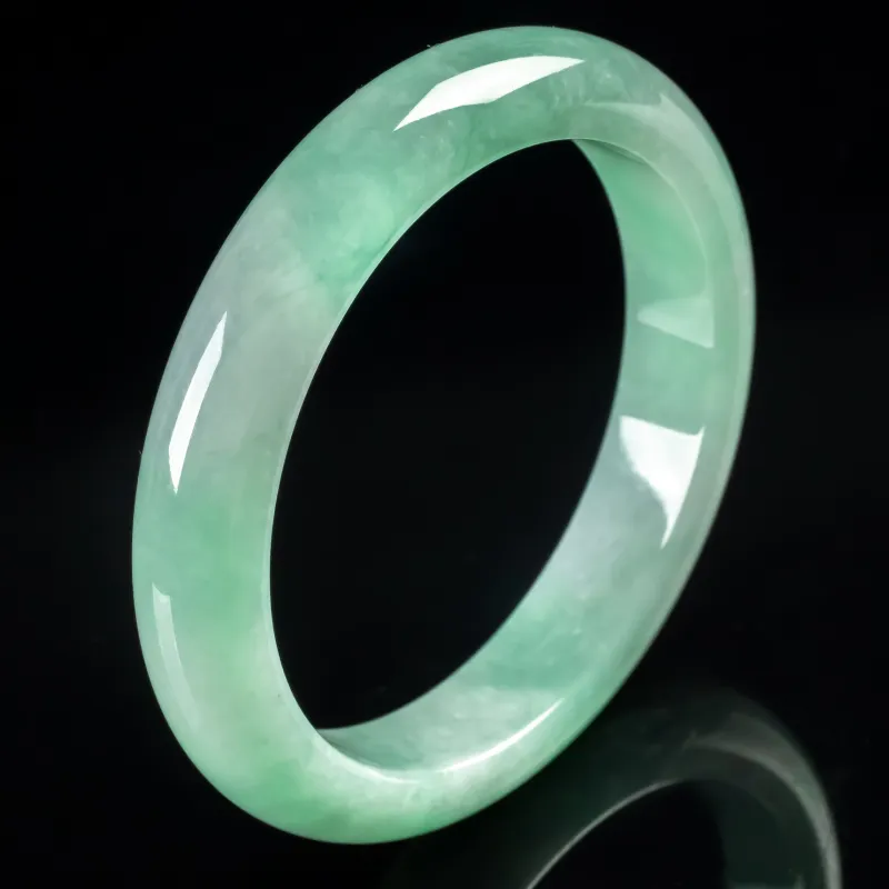 PUPAN Glutinous Jade Jadeite Bangles Unisex-1