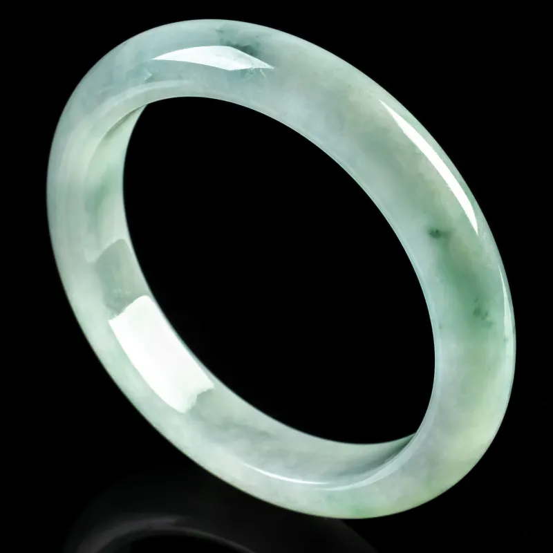PUPAN Ice Glutinous Jadeite Bangles Women's-1