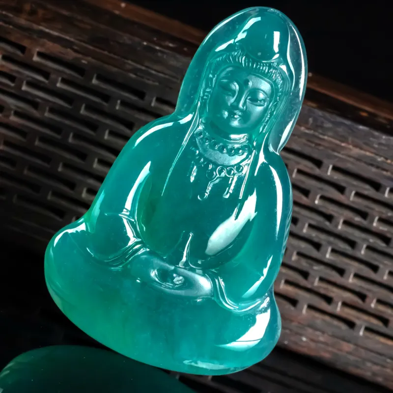 PUPAN Ice Glutinous Jadeite Pendants Unisex-2