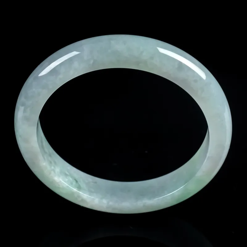 PUPAN Ice Glutinous Jadeite Bangles Women's-3