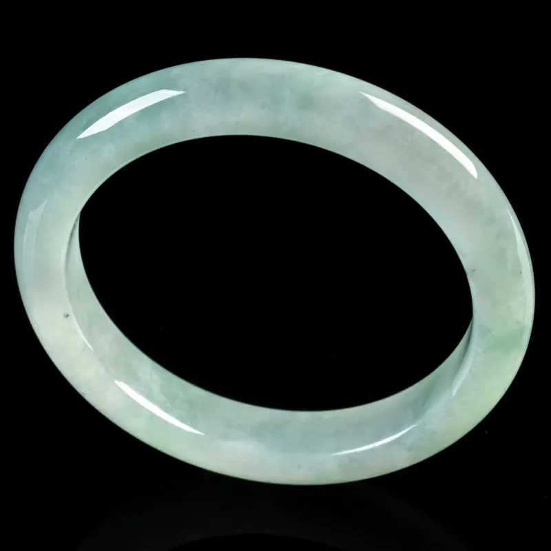 PUPAN Ice Glutinous Jadeite Bangles Women's-3