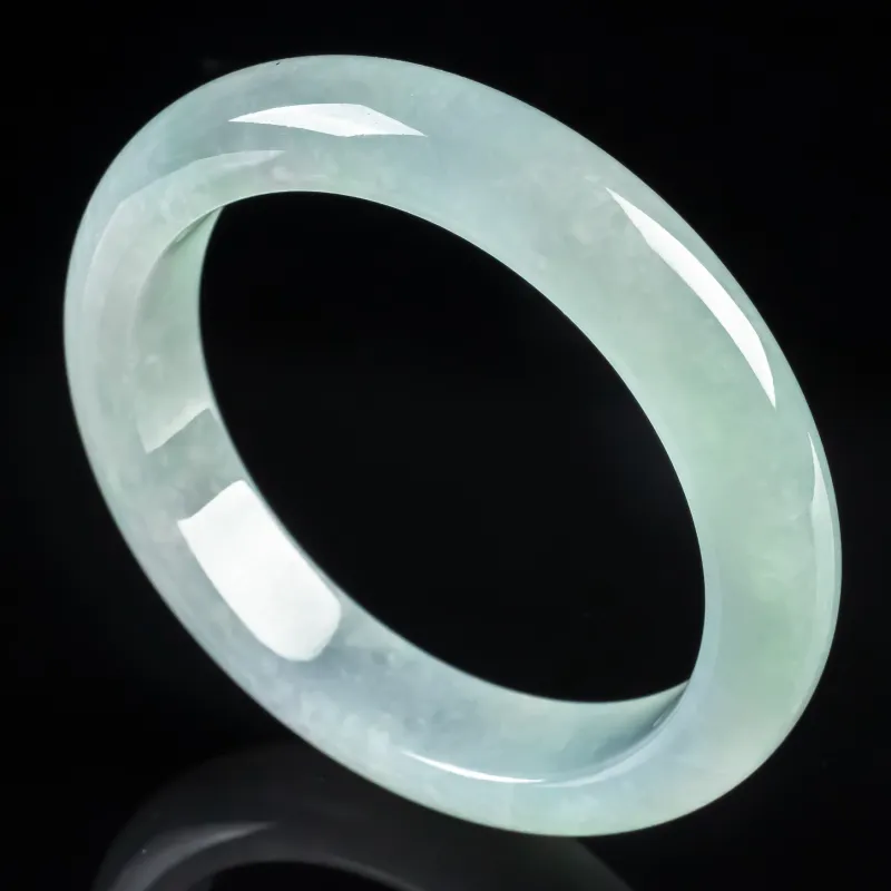 PUPAN Ice Glutinous Jadeite Bangles Women's-1