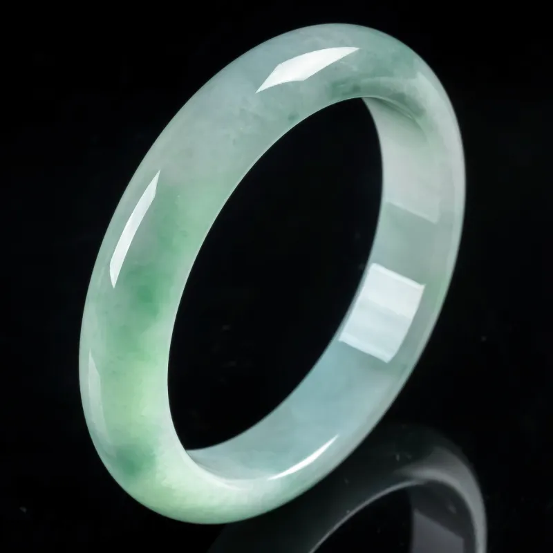 PUPAN Glutinous Jade Jadeite Bangles Women's-2