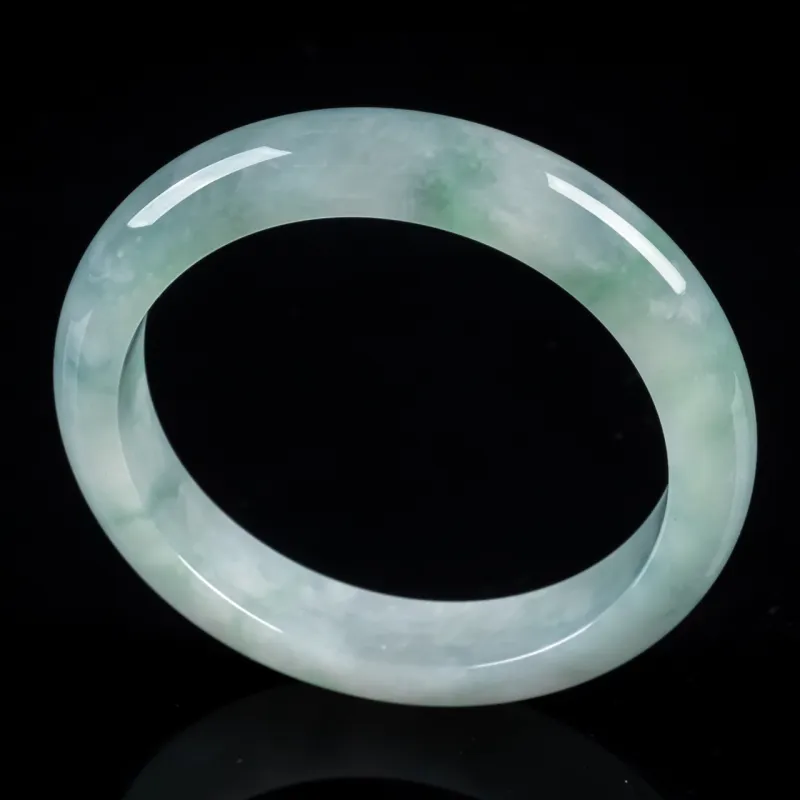 PUPAN Ice Glutinous Jadeite Bangles Unisex-3