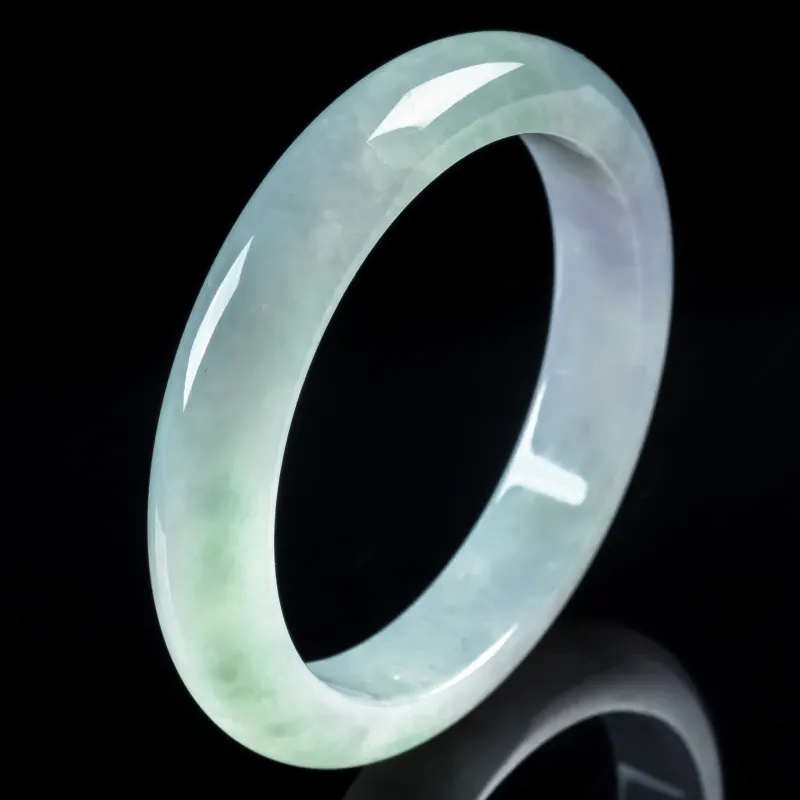 PUPAN Ice Glutinous Jadeite Bangles Women's-2