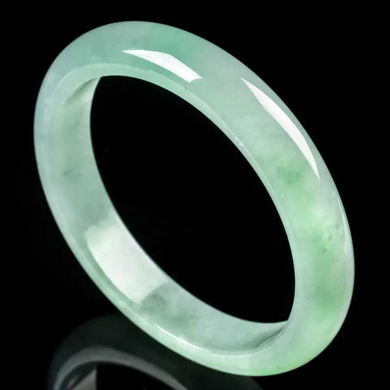 PUPAN Glutinous Jade Jadeite Bangles Women's-1