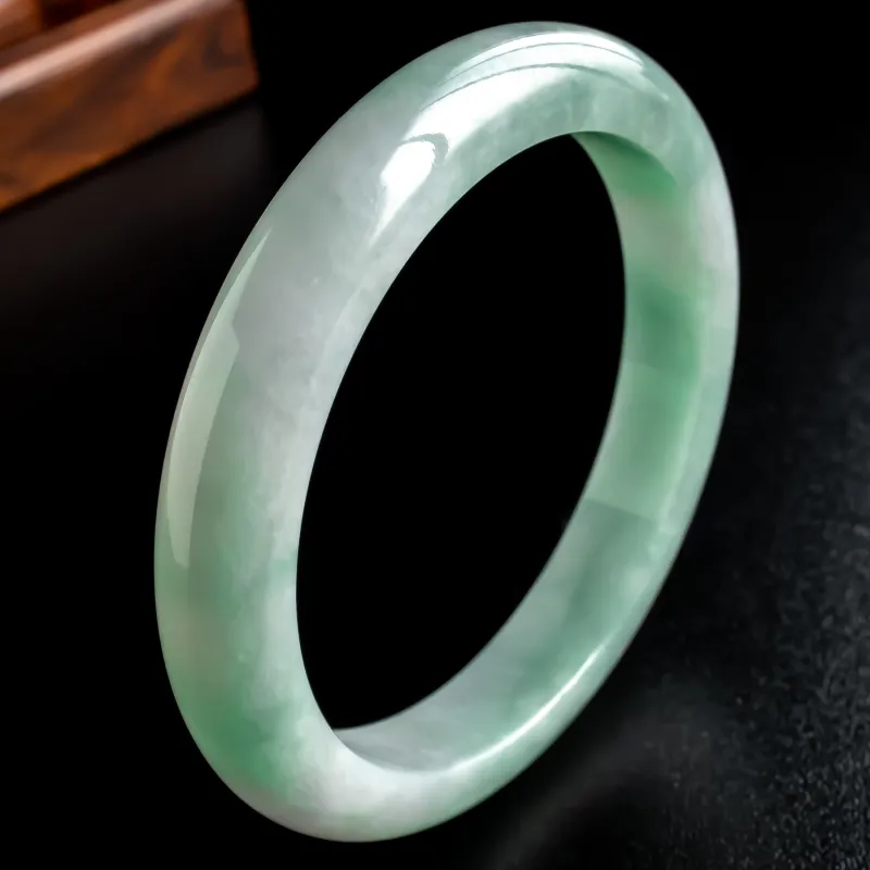 PUPAN Glutinous Jade Jadeite Bangles Women's-1