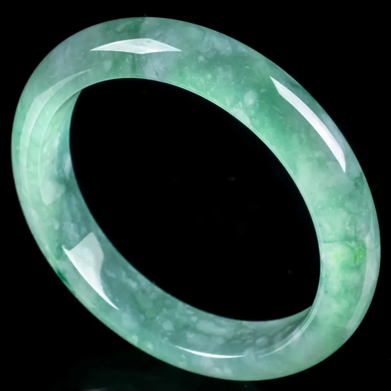 PUPAN Ice Glutinous Jadeite Bangles Women's-1