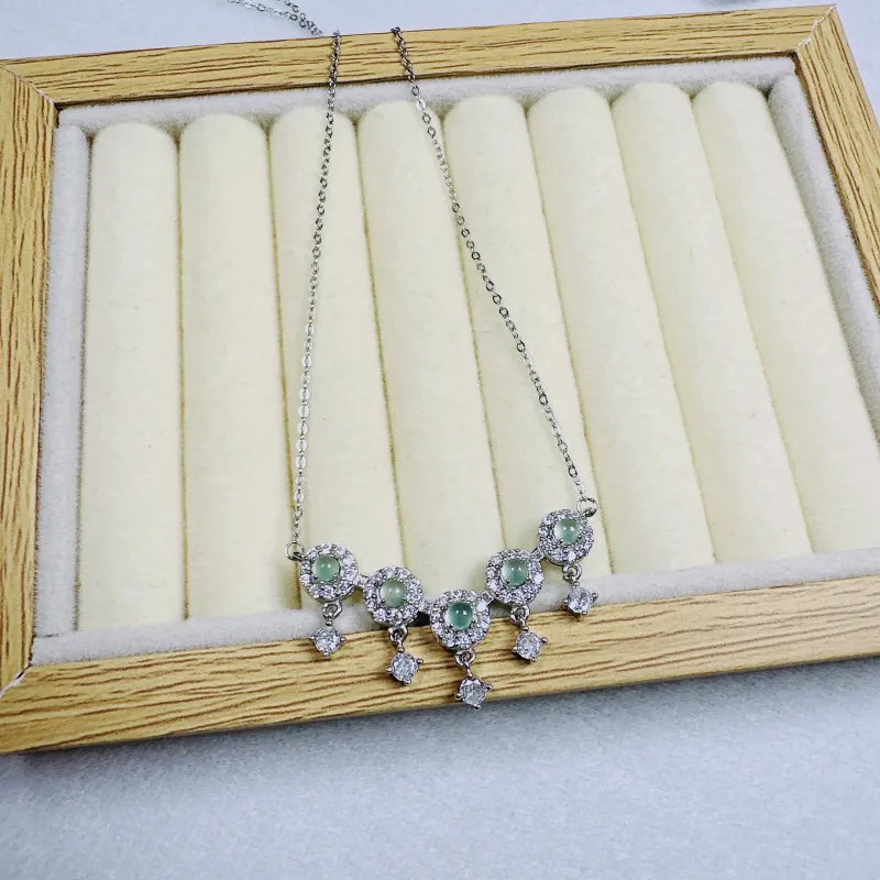 PUPAN High Ice Jade Jadeite Necklaces Women's-2
