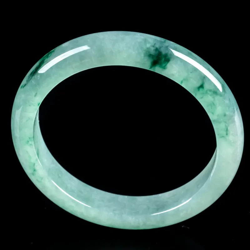 PUPAN Ice Glutinous Jadeite Bangles Women's-1