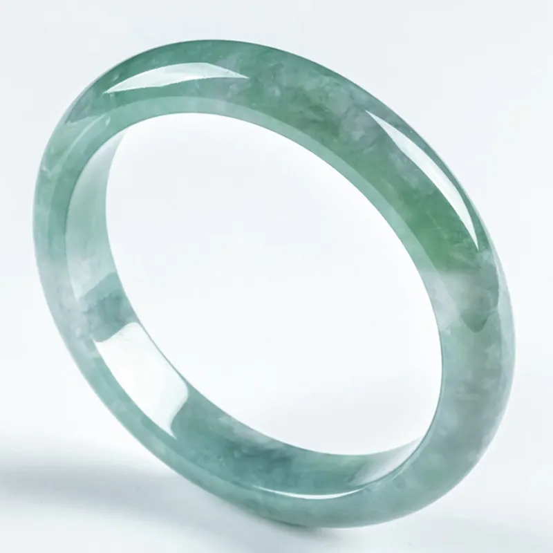 PUPAN Glutinous Jade Jadeite Bangles Women's-4