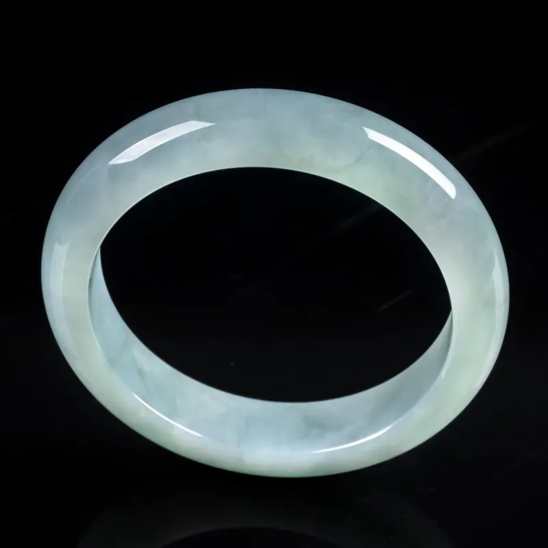 PUPAN Ice Glutinous Jadeite Bangles Women's-2
