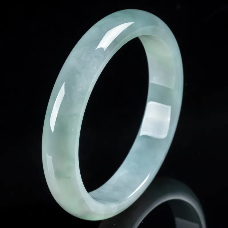 PUPAN Ice Glutinous Jadeite Bangles Unisex-4