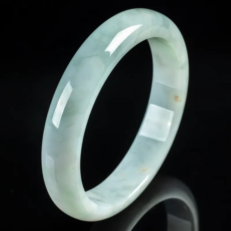 PUPAN Ice Glutinous Jadeite Bangles Women's-4